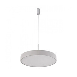 Luminaire Center Suspension Orbital en métal Blanc sable