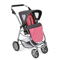 Avis Bayer Chic 2000 Poussette pour poupées, 3 en 1 EMOTION - anthracite-rose