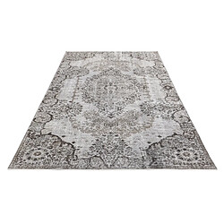 Avis Vidal Tapis de laine 282x160 gris Ultra Vintage