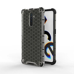 Wewoo Coque Pour OPPO Realme X2 Pro Shockproof Honeycomb PC + TPU Case Grey