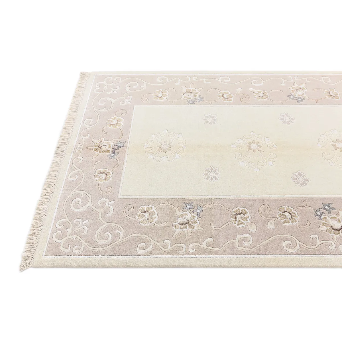 Acheter Vidal Tapis de laine 183x122 beige Darya