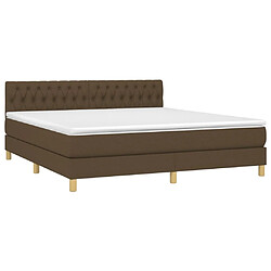 Avis Sommier à lattes,Cadre à lattes de lit pour Adulte matelas et LED Marron foncé 180x200cm -MN25943