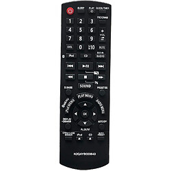 Universal Allimité N2QayB 000643 Remote Control Remplace pour le système stéréo compact Panasonic SC-HC55