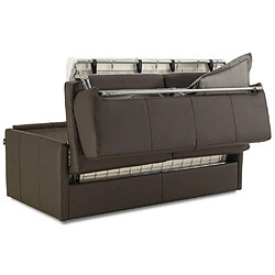 Acheter Inside 75 Canapé lit 4 places SUN convertible EXPRESS 160cm tweed marron matelas épaisseur 16cm