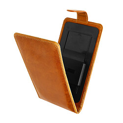 Avizar Etui Smartphone Universel Clapet Vertical Portefeuille Taille XXL camel