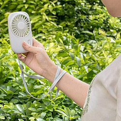 Acheter Ventilateur de poche Petite puissance Petit ventilateur personnel portable Vitesse réglable Refroidissement rechargeable USB-blanc