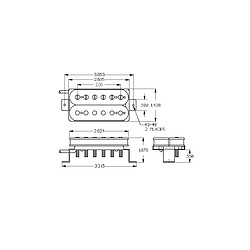 SH 4 JB Model Bridge White Seymour Duncan