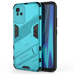 Coque en TPU anti-chocs avec béquille, bleu clair pour votre Realme Narzo 50i