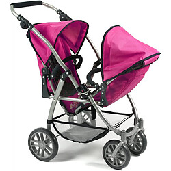 Avis Bayer Chic 2000 Poussette Tandem Buggy Vario Bleu/Rose