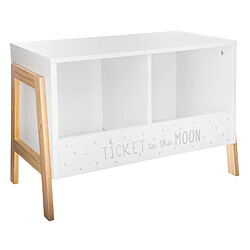 Atmosphera, Createur D'Interieur Meuble de rangement enfant Douceur - L. 60 x H. 40 cm - Blanc Atmosphera Kids - Meuble de rangement enfant Douceur - L. 60 x H. 40 cm - Blanc - Design