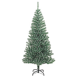 Acheter vidaXL Sapin de Noël artificiel 300 LED&amp;boules&amp;neige floquée 180 cm