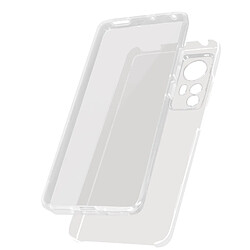 Avizar Coque intégrale Xiaomi 12 Pro Arrière Rigide et Avant Souple transparent