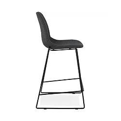 Avis Kokoon Design Tabouret de bar design COOPER MINI DARK GREY 52x54x101 cm