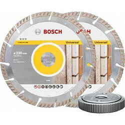 BOSCH 06159975H5-2 Discos Standard Universal 230+1 Tuerca