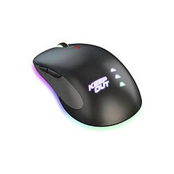 Souris Gaming avec LED KEEP OUT x4PRO 2500 dpi Noir