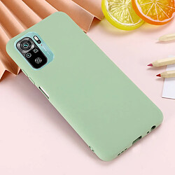 Coque en silicone souple avec sangle vert pour votre Xiaomi Redmi Note 10 4G/Redmi Note 10S