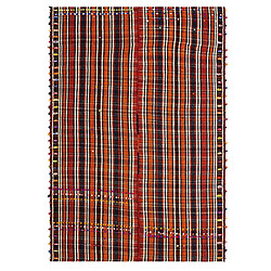 Avis Vidal Tapis de laine 213x147 rouge Jajim