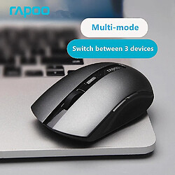 Avis Universal 7200m Souris sans fil multi-modes de souris sans fil silencieuse avec 1600 dpi Bluetooth 3.0 / 4.0 RF 2,4 GHz pour