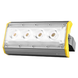 Avis Wewoo Projecteur LED blanc LS50A 50W 4 LEDs 5000 LM 3000-6000 K IP65 Étanche Nouvelle Conception Linéaire Projet-lumière Lampe D'inondation Lampe, AC 100-240 V Chaud