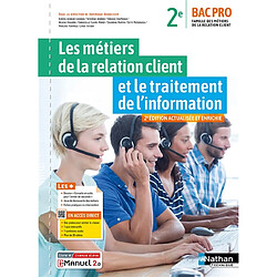 Les métiers de la relation client et le traitement de l'information, 2de bac pro : famille des métiers de la relation client