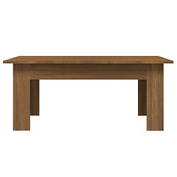 Acheter vidaXL Table basse Chêne marron 100x60x42 cm Bois d'ingénierie