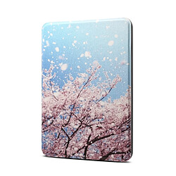 Wewoo Housse Coque Étui de protection en cuir PU et TPU avec motif cerise japonaise pour Amazon Kindle Paperwhite 4 (2018), fonction veille réveil