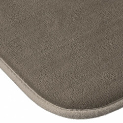 Tapis Salle de Bain Mémoire de Forme 50x80cm Taupe