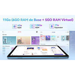 DOOGEE T10S Ordinateurs Tablette tactile 10.1" écran-Gris pas cher