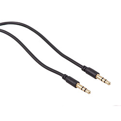 Maclean Câble audio jack 3.5mm mâle noir