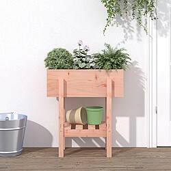 vidaXL Jardinière 62x30x69 cm bois massif douglas