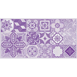 Alter Tapis de cuisine, 100% Made in Italy, Tapis antitache avec impression numérique, Tapis antidérapant et lavable, Modèle Beinvenido, 100x52 cm