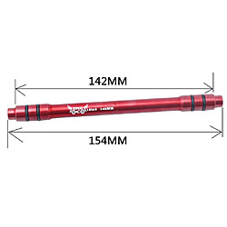 bicyle 12 à 9mm thru essieu moyeu à dégagement rapide conversion brochette adaptateur rouge pas cher