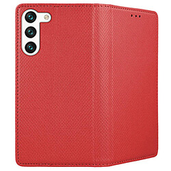 Acheter Htdmobiles Housse pour Samsung Galaxy S23 5G - etui coque pochette portefeuille + film ecran - ROUGE MAGNET