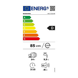 Acheter Lave-vaisselle pose libre WHIRLPOOL 14 Couverts 59.8cm D, WHI8003437608315