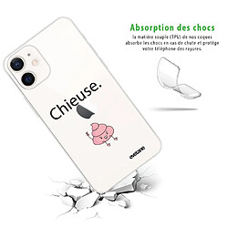 Avis Coque iPhone 12 mini souple transparente Chieuse Motif Ecriture Tendance Evetane