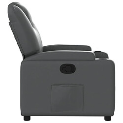 Acheter Maison Chic Fauteuil inclinable,Fauteuil luxe de relaxation Gris Similicuir -MN69635