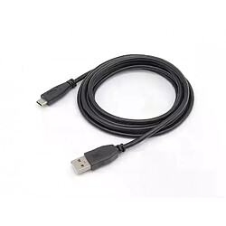 Câble d'équipement USB 2.0 A-C M/M 2M Noir