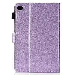 Avis Wewoo Housse Étui Coque Pour iPad Mini 1/2/3/4/5 à rabat horizontal en cuir avec poudre de scintillement support et fente carte violet