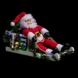 Père Noël Luge Led 40 cm - Fééric Christmas