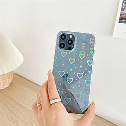 Avis Universal Compatible avec l'étui iPhone 13, Love Clear Holographic Heart Phone Case for Women Kids, Laser Aesthetic Glitter Cover iPhone mignon