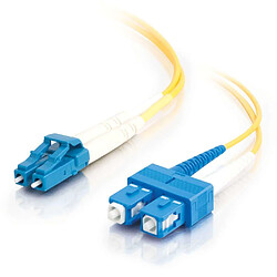 Cables To Go C2G 85587 câble de fibre optique 2 m OFNR LC SC Jaune