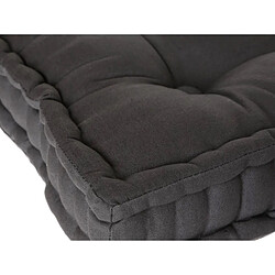 Avis Atmosphera, Createur D'Interieur Coussin de sol 40x40 cm - gris foncé - Atmosphera