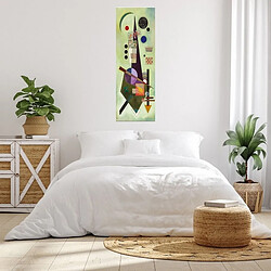 EPIKASA Impression sur Toile Kandinsky Composition 4, Multicouleur, Polyester, 70x3x100 cm