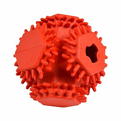 Paris Prix Jouet pour Chien Distributeur Balle Cube 10cm Rouge