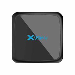 X99 Play Smart Tv Box Android 9.0 2G 16 Go Sans Fil Iptv Box 4K Usb Set Top Box 5G Wifi Netflix Noir Réglementation Britannique