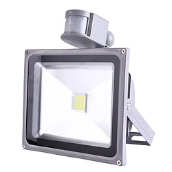 Wewoo Projecteur LED 50W 1 5000-5500LM IP65 étanche Style sac à dos PIR Motion Sensor lampe de en plein air, AC 110-260V lumière blanche