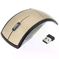 Souris sans fil 2,4 GHz, souris d'ordinateur pliable, souris optique pliable, récepteur USB pour ordinateur portable, ordinateur de bureau