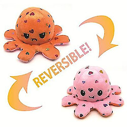 Universal Touet en peluche de poulpe réversible reversible 20 cm cadeau d'enfants