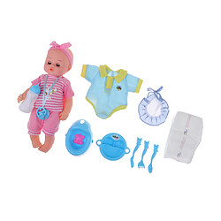 Acheter Simulation réaliste Parler Garçon Bébé Poupée Jouer Set Accessoires Enfants Jouets