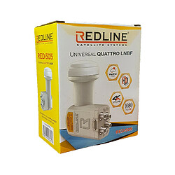 Avis Redline LNB QUATTRO HIGH GAIN 65 DB - FACT. BRUIT 0,1DB FULL HD 4K TNTSAT ASTRA FRANSAT